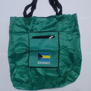 Reusable Foldable/Zip-Up Bag NWOT Bahamas